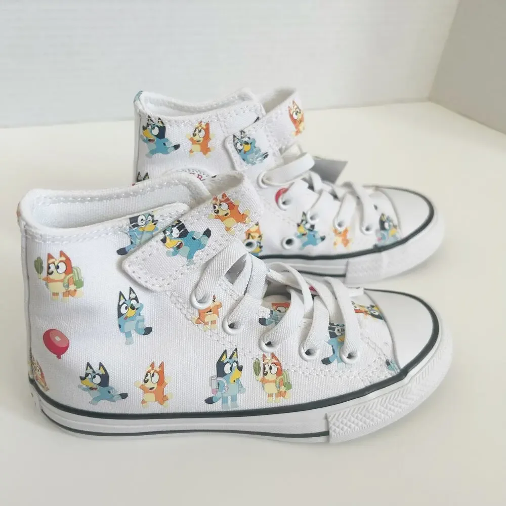 Converse x Bluey Keepie Uppie High-Top Sneakers NEW Kids Size 12 Youth Toddler